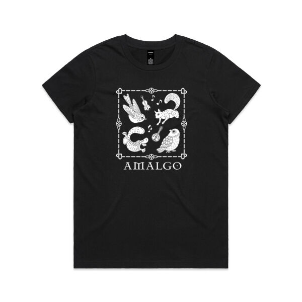 Amalgo band tee - AS Colour Womens Maple Tee Thumbnail